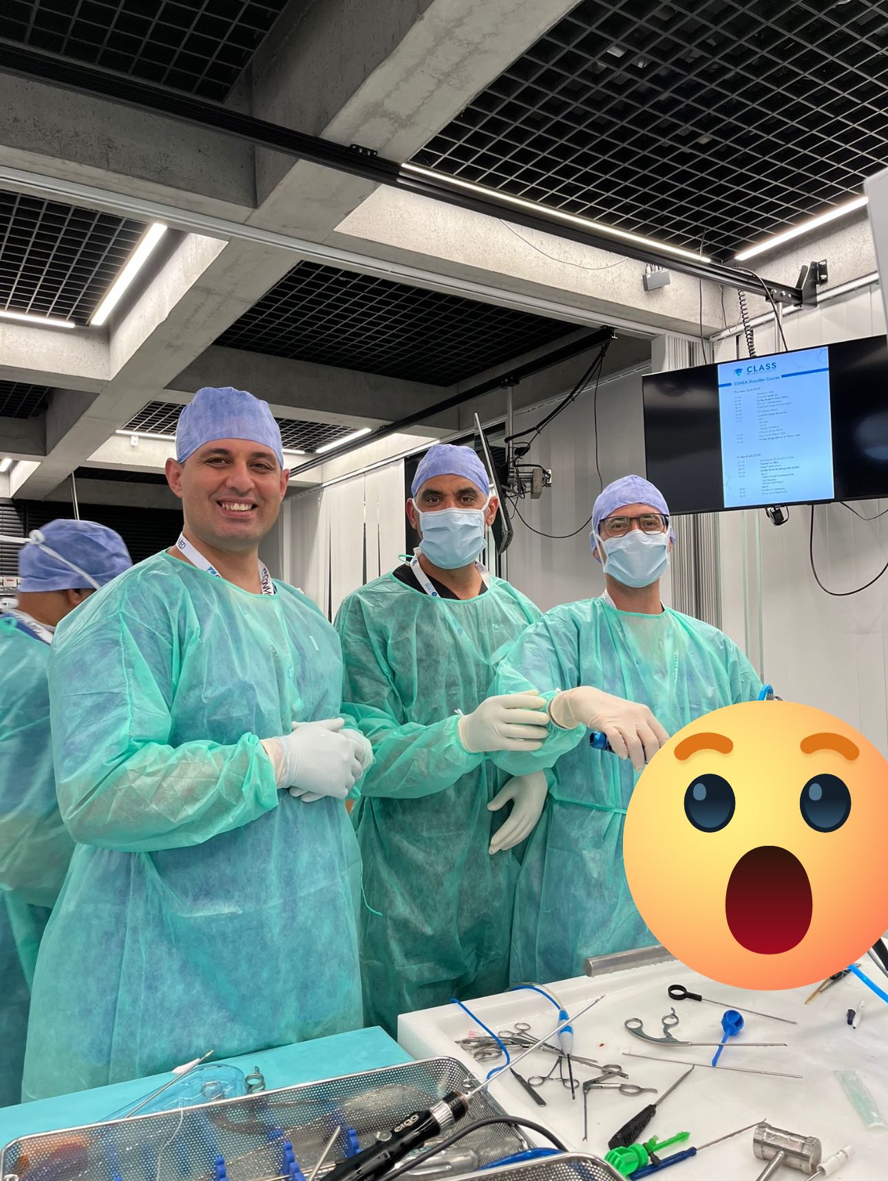 Dr. Usama Saleh in Shoulder Arthroscopy Course – Belgium