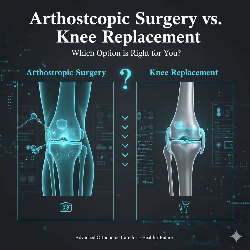 Arthroscopic Surgery vs. Knee Replacement Which Option is Right for You
